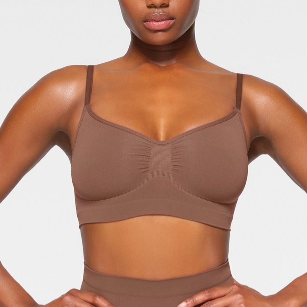 Seamless Brown Bralette